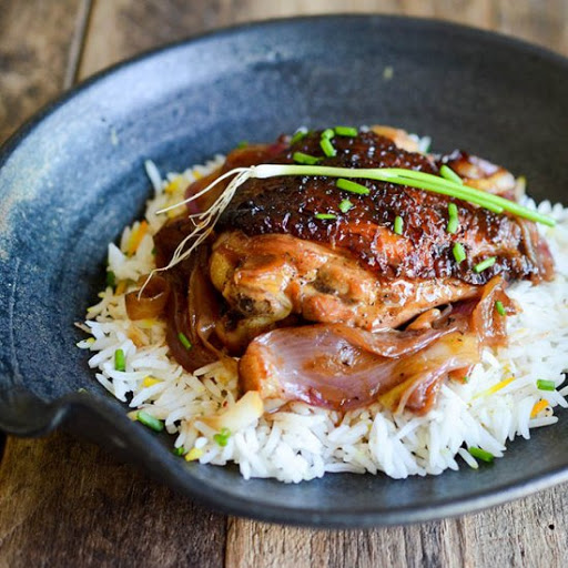 Korean Style Braised Chicken in Soy, Lemon, and Ginger Sauce Recipe - (4/5)_image